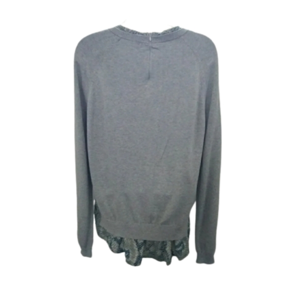 OCTAVIA DOUBLE LAYER CREW NECK SWEATER - Picture 4 of 4